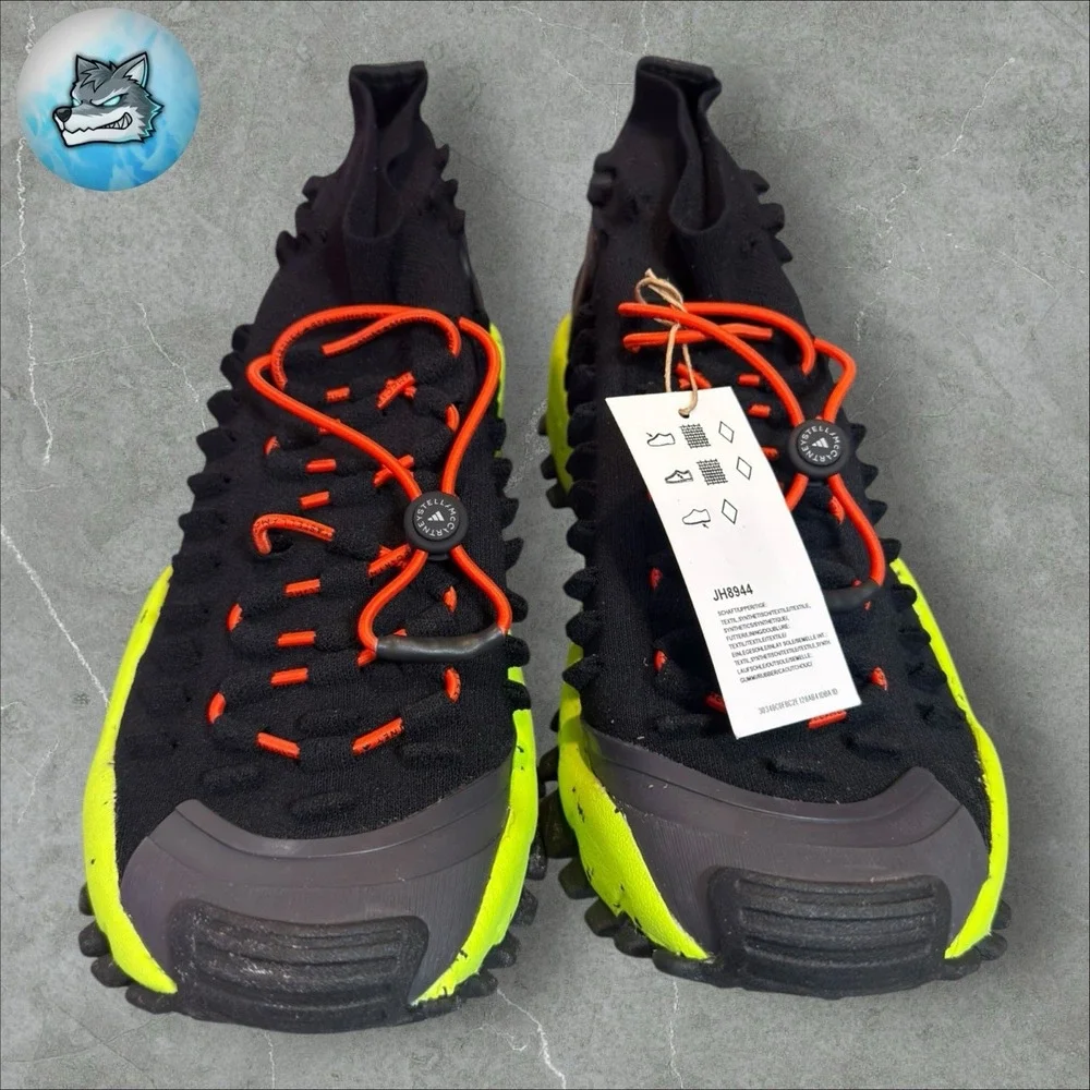 ADIDAS X STELLA MCCARTNEY SEEULATER 2 JH8944 MEN'S 7.5 BLACK RUNNING SHOE JH8944